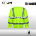 safety vest 3m reflective tape with long sleeve flame-resistant warning vest